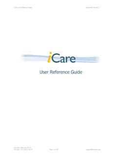 icares information system v2.0|iCaReS User Manual .